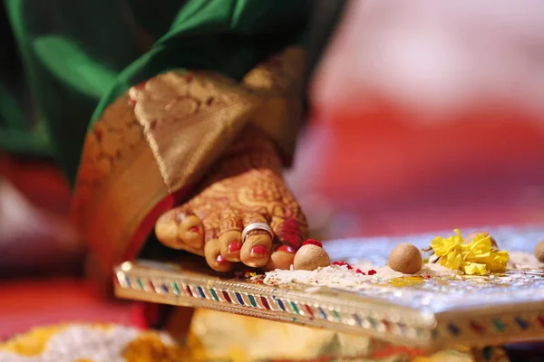 Bride foot , Indian Wedding