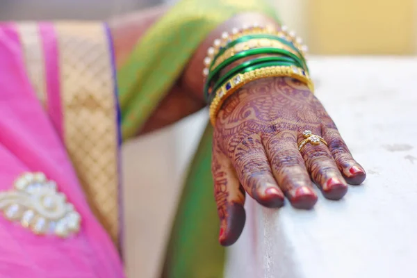 Indian Wedding Bengals Set Hand — Stock Photo, Image