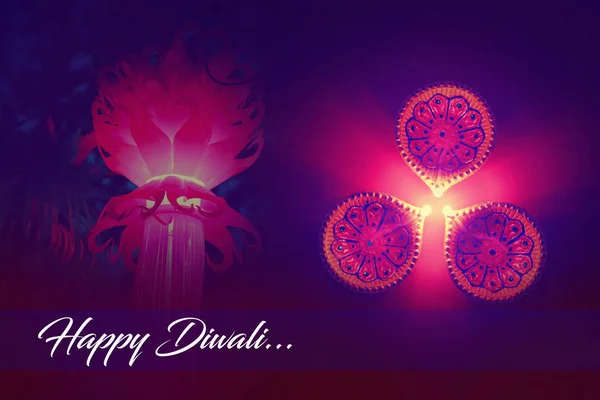 Indian Festival Diwali Lamp — Stock Photo, Image