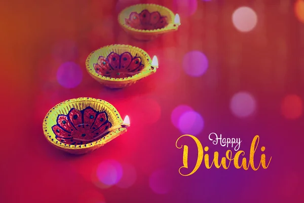Indiska Festival Diwali Lampa — Stockfoto