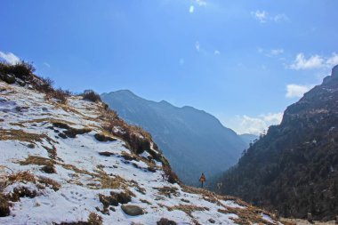Dağların güzel manzarası