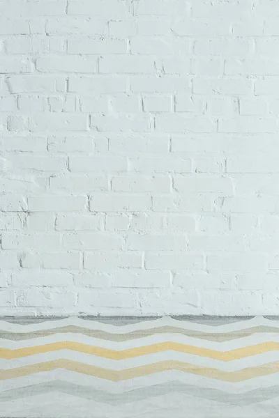 Белая Стена Кирпичами Красками Офисе — стоковое фото