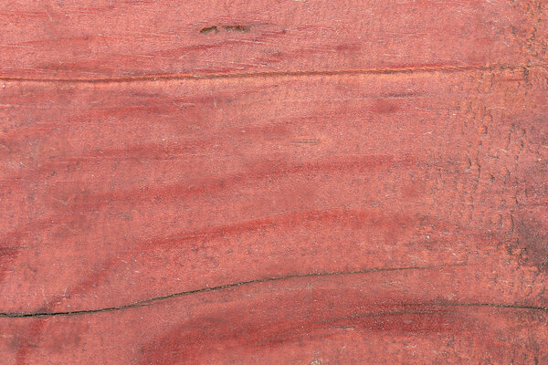 close-up view of old red wooden textured background