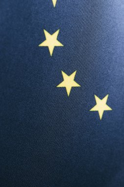 sarı yıldız ile mavi Avrupa bayrağı 