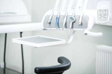 seçici odak tıbbi malzeme ile modern diş Kliniği 