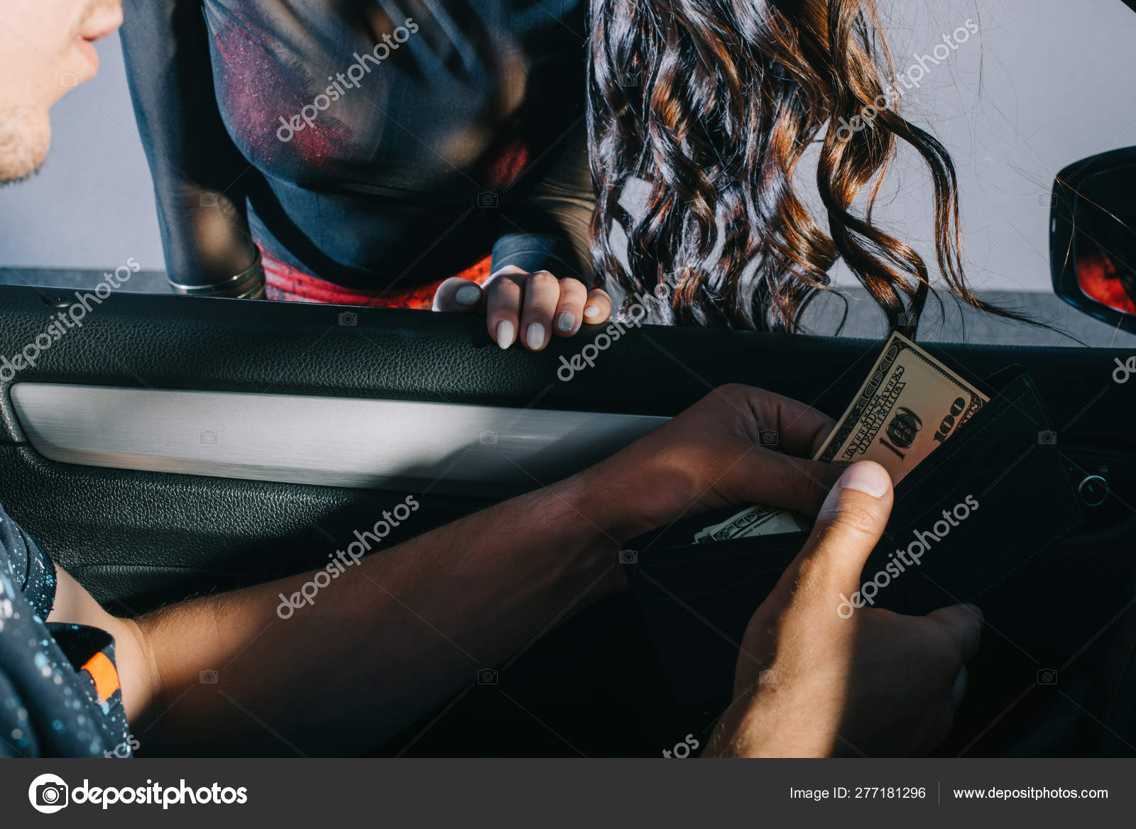 В машине проститутка