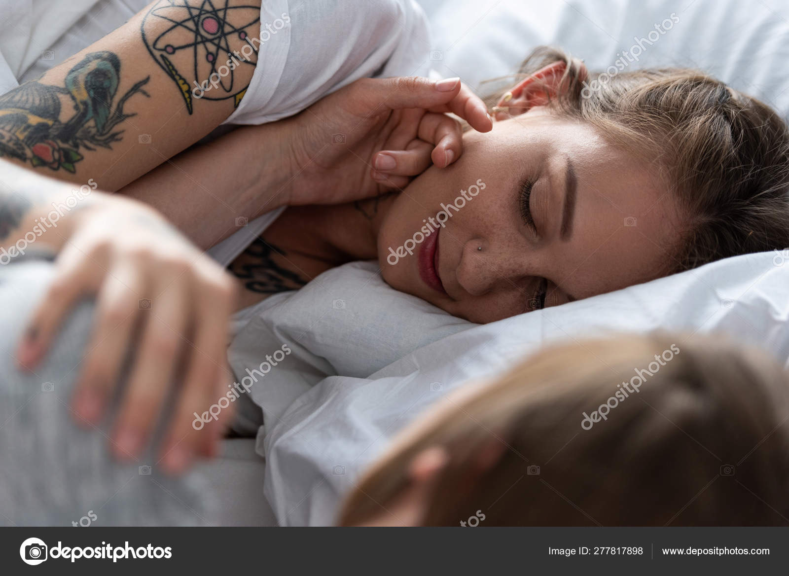 Lesbian Girls Touching Each Other
