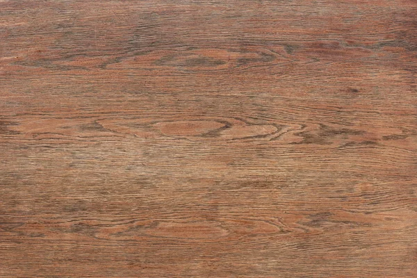 Image plein cadre de table en bois brun vide — Photo de stock