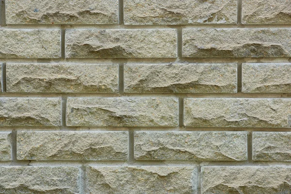 Grey brick wall texture, full frame background — Stock Photo