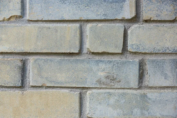 Close-up view of old weathered brick wall texture — Stock Photo