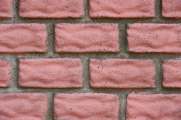 Nahaufnahme der alten rot verwitterten Ziegelwand, strukturierter Hintergrund — Stockfoto