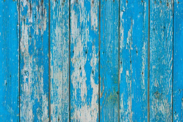 Vieux gratté altéré bleu planches en bois fond — Photo de stock