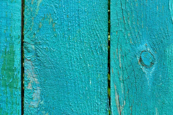 Old blue weathered wooden texture, full frame background — Stock Photo