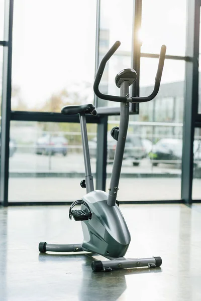 Modern elliptical machine at sports center — Stock Photo