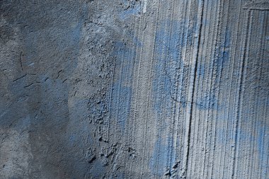 eski kaba gri ve mavi beton duvar doku  