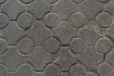close-up view of old grey pavement textured background  clipart