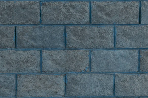 Close View Grey Brick Wall Textured Background — Stock Photo, Image