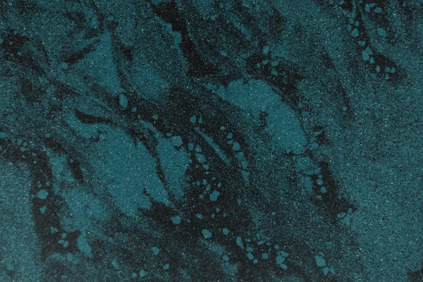 Близкий Обзор Черного Зеленого Мрамора Текстурированный Фон — стоковое фото