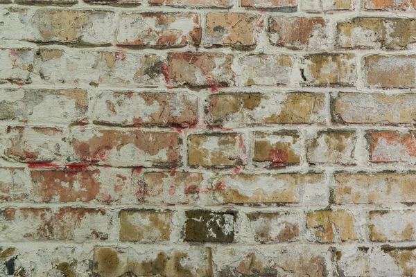 Antiguo Muro Ladrillo Texturizado Fondo —  Fotos de Stock