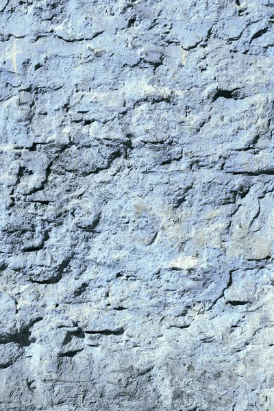 Vue rapprochée du fond texturé du mur bleu clair altéré — Photo de stock