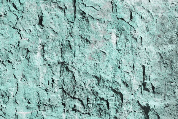 Close-up view of light blue weathered wall texture — Stock Photo