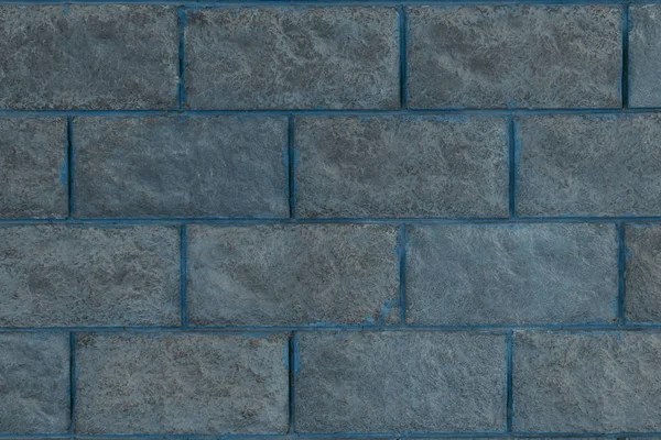 Close-up view of grey brick wall textured background — Stock Photo