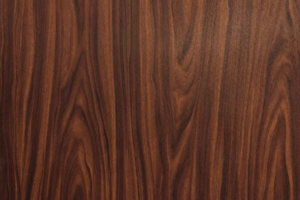 Close-up view of dark brown hardwood texture — Stock Photo