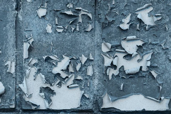 Close-up vista de idade resistido cinza parede texturizado fundo — Fotografia de Stock