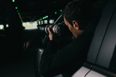 dikiz kamera ile nesne camı arabasından tarafından casusluk erkek paparazzi 