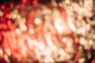 güzel parlak altın bokeh ışıklar, ufuk arka plan 