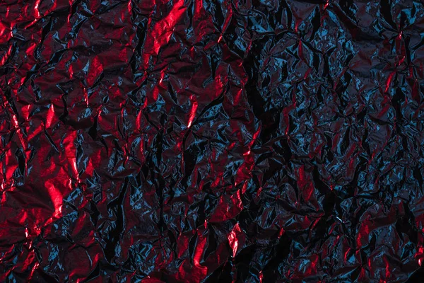 Shiny Abstract Crumpled Dark Foil Background — Stock Photo, Image