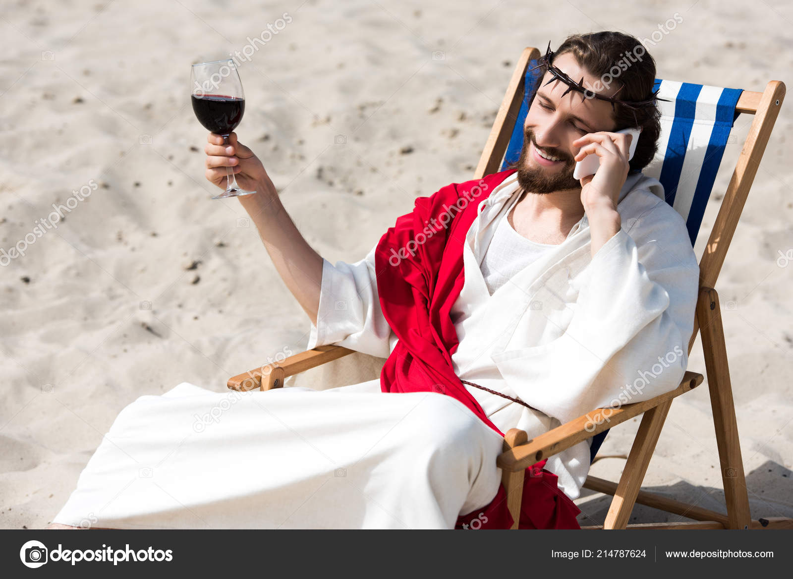 jesus wine glass