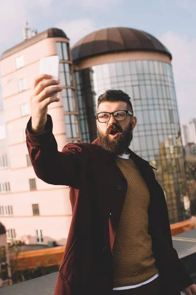 전망의 옥상에 Selfie를 — 무료 스톡 포토