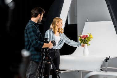 güzel çiçekler photo studio çekim profesyonel genç fotoğrafçılar