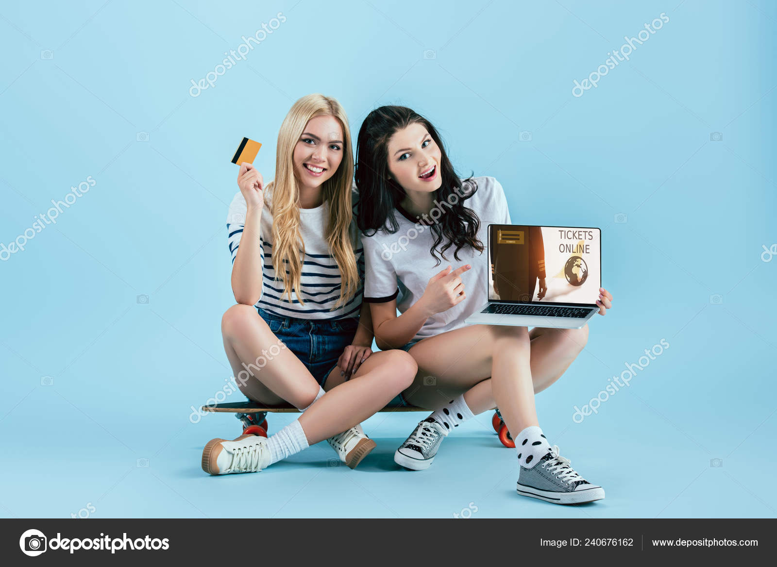 chicas en la linea