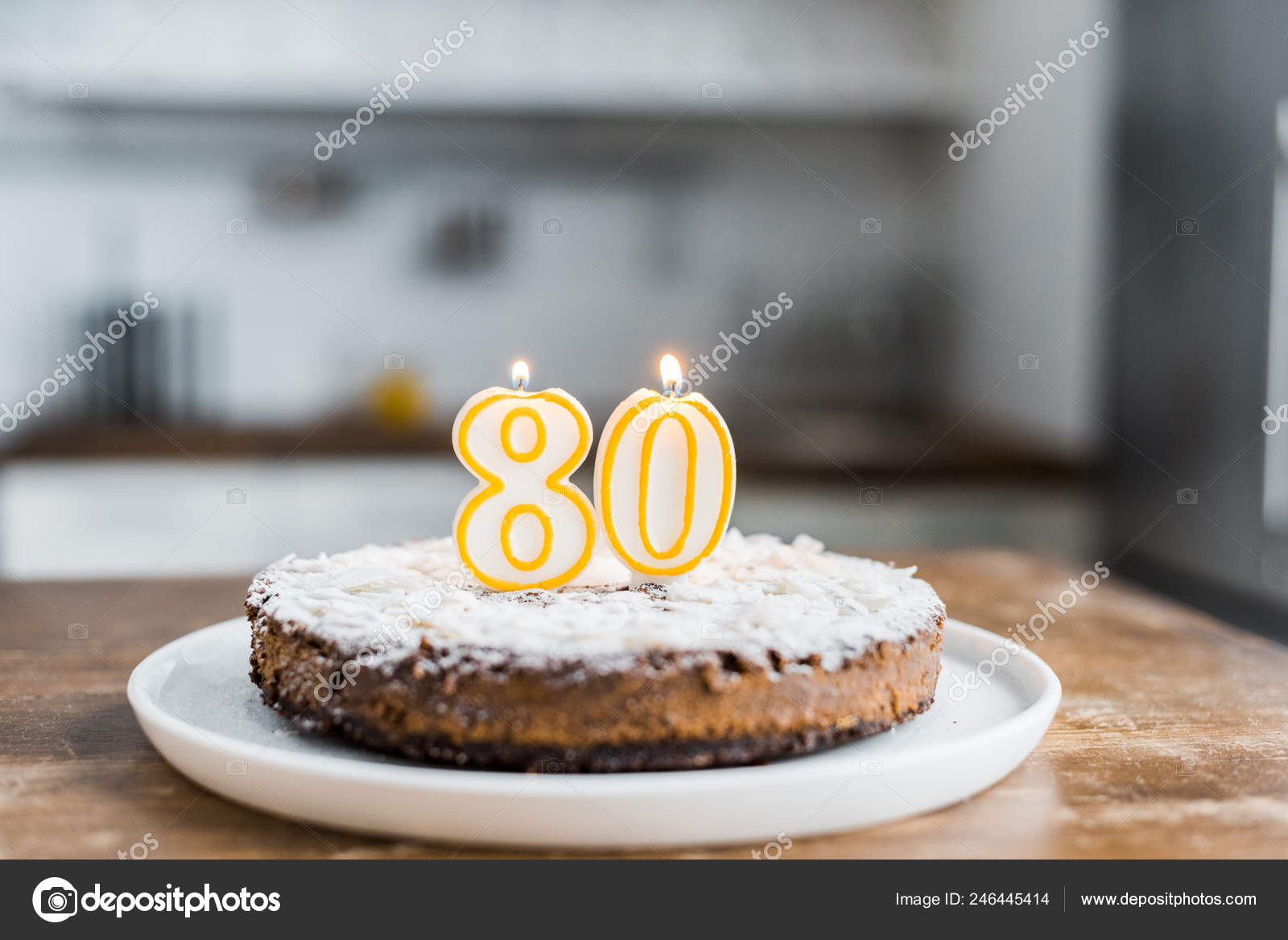 Selective Focus Delicious Birthday Cake Burning Candles Sign Top Stock Photo By C Vitalikradko Selective Focus Delicious Birthday Cake Burning Candles Sign Top Stock Photo By C Vitalikradko
