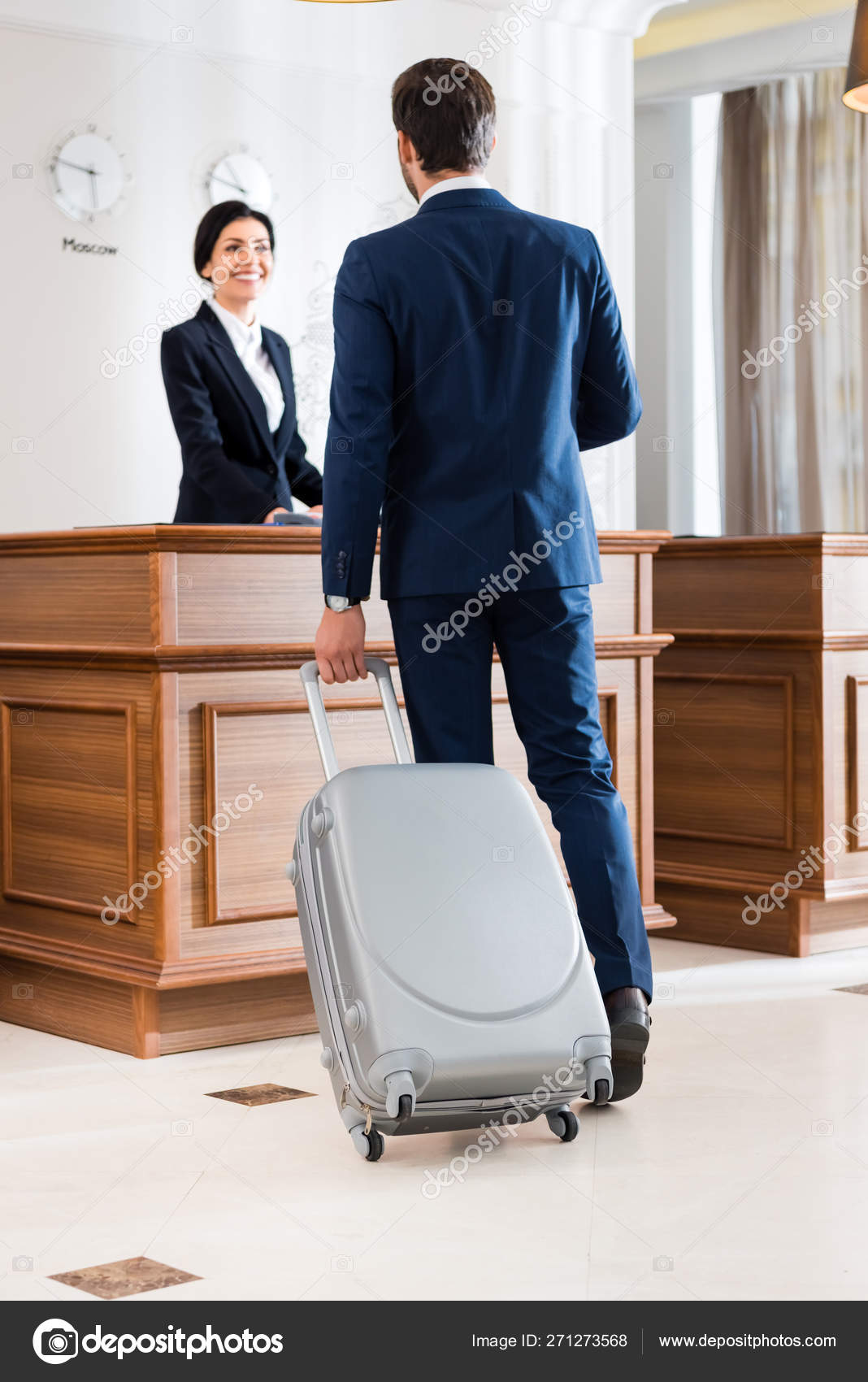 businessman suitcase