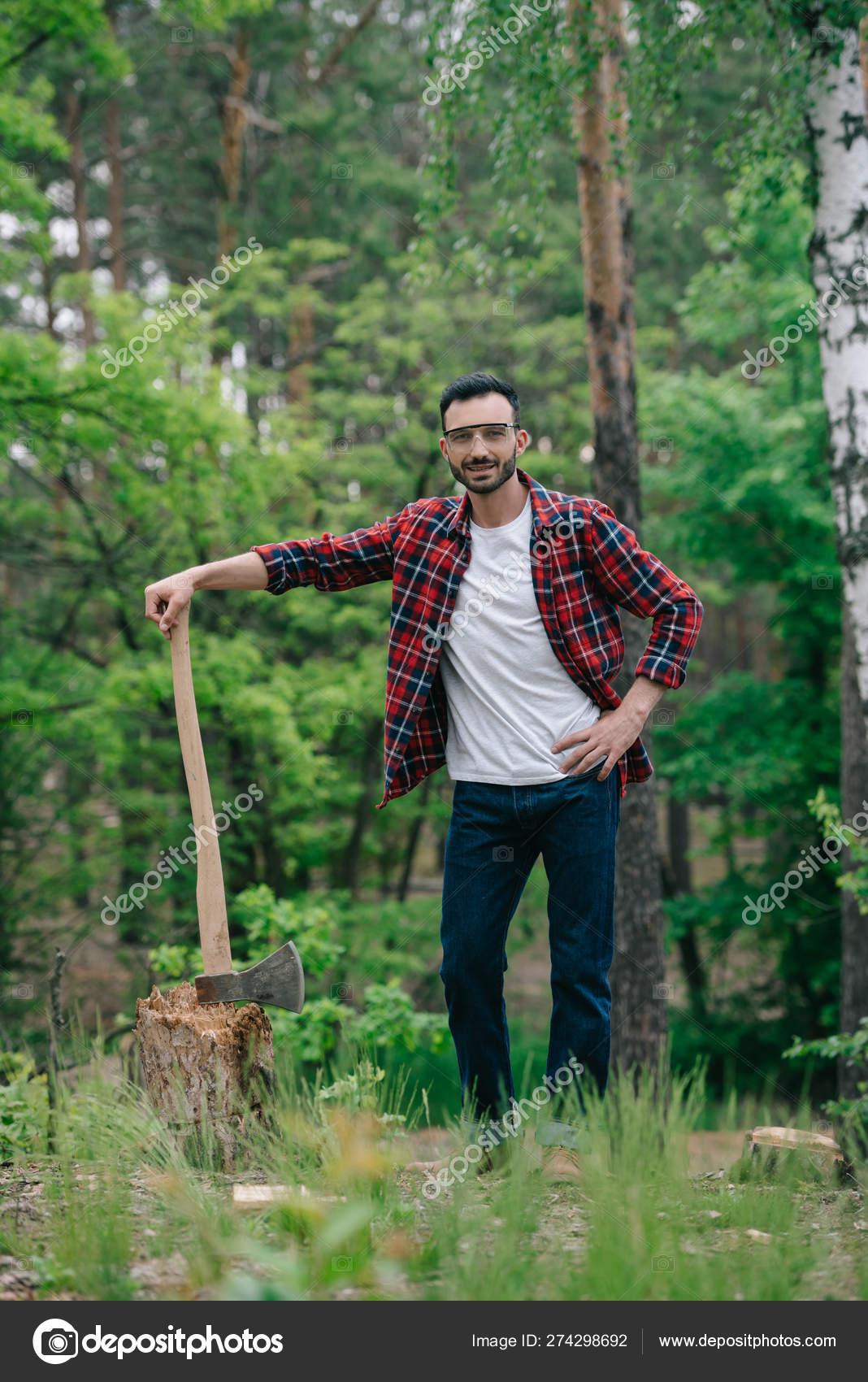 lumberjack plaid shirt