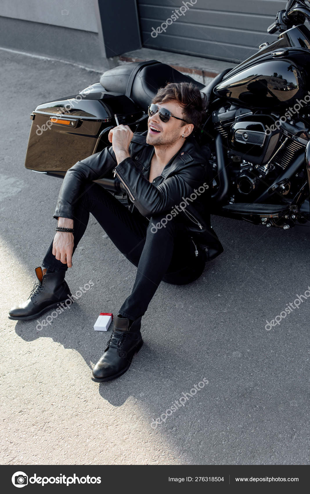 leather smoking jacket