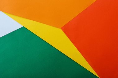 renkli parlak kağıda sahip soyut geometrik arkaplan