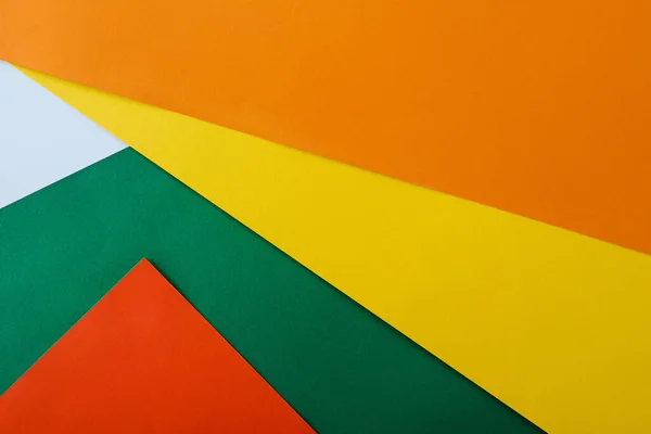Abstract Geometrische Achtergrond Met Kleurrijk Helder Papier — Stockfoto