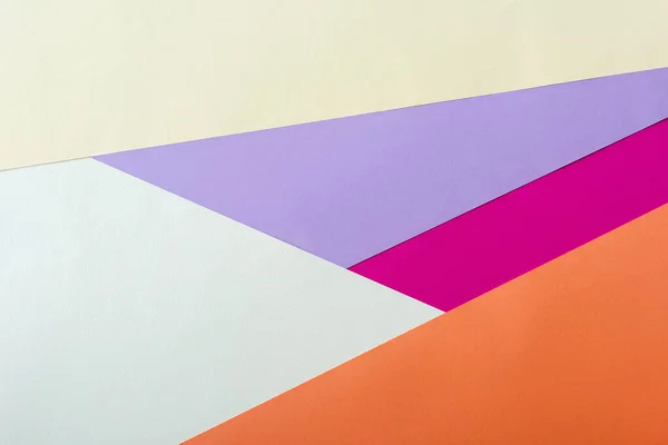 Абстрактный Геометрический Фон Цветной Бумагой — стоковое фото