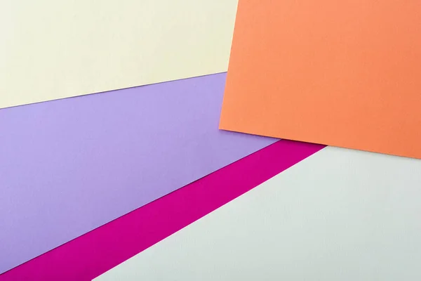 Abstracte Geometrische Achtergrond Met Kleurrijk Papier — Stockfoto