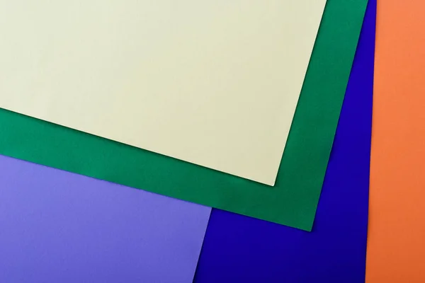 Abstrakte Geometrische Hintergrund Mit Buntem Papier — Stockfoto