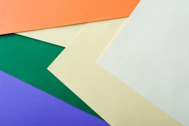 Renkli kağıda sahip soyut geometrik arkaplan