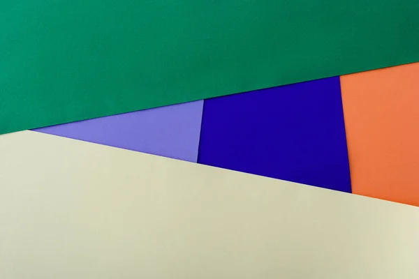 Abstraktní Geometrické Pozadí Barevným Papírem — Stock fotografie
