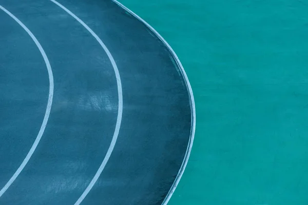 Linee bianche a velodromo, sfondo geometrico urbano — Foto stock