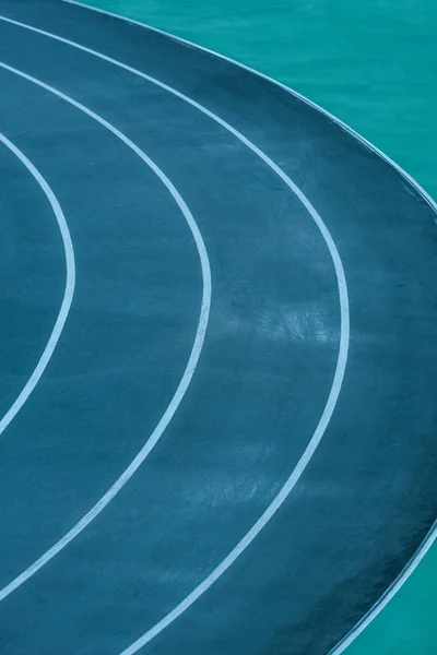 Linhas brancas no estádio, fundo geométrico urbano — Fotografia de Stock