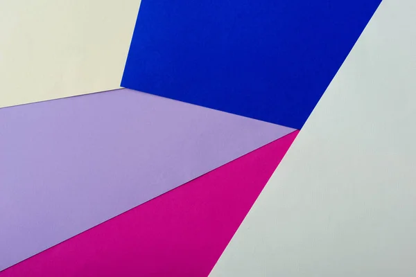 Fond géométrique abstrait avec papier coloré — Photo de stock