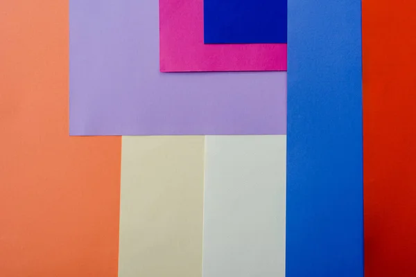 Abstract geometric background with colorful paper — Stock Photo